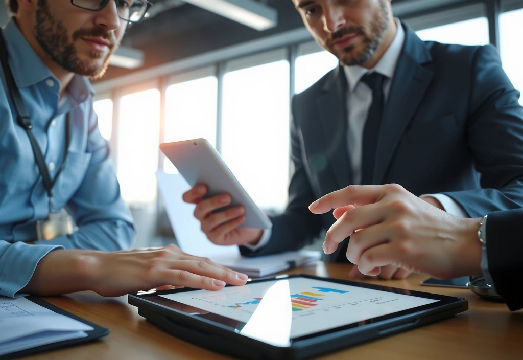 Equipo trabajando en inteligencia de mercado